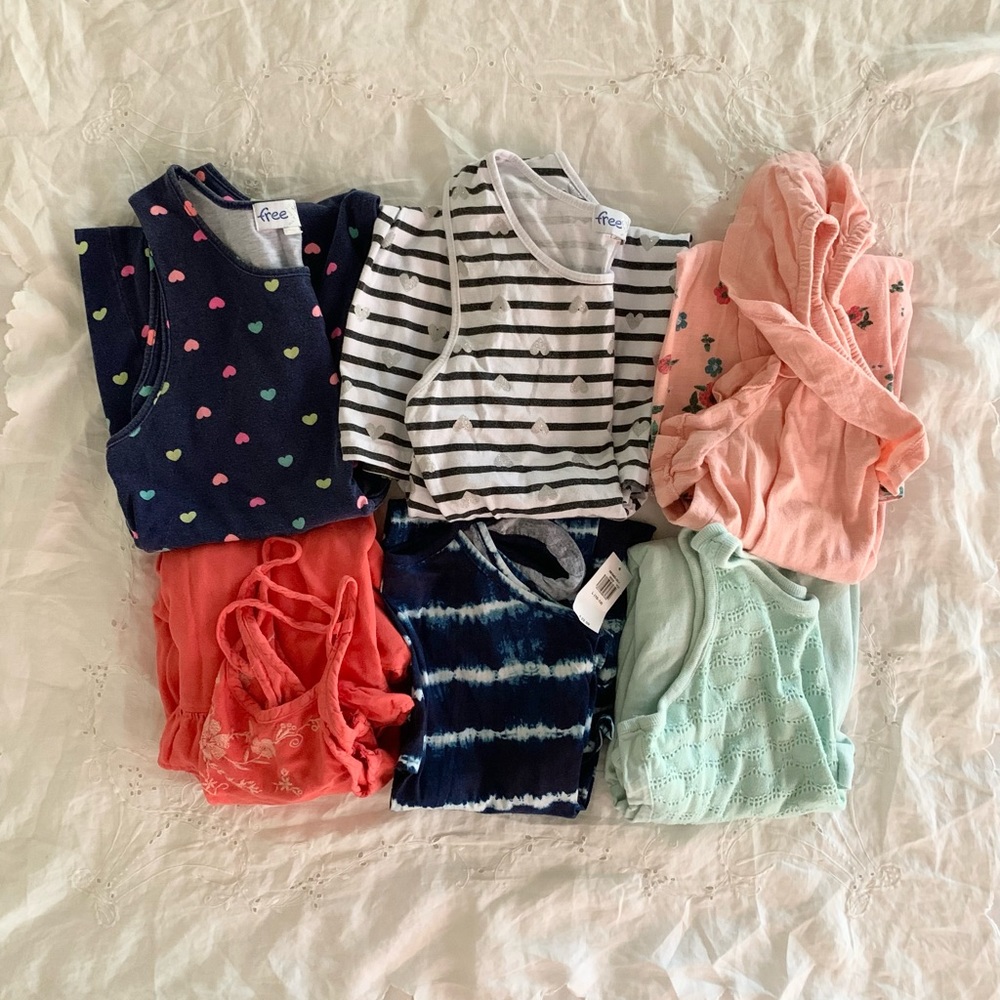 Girls 10/12 dress bundle - Freestyle & Old Navy. Lot of six!